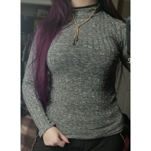 Grey Turtleneck